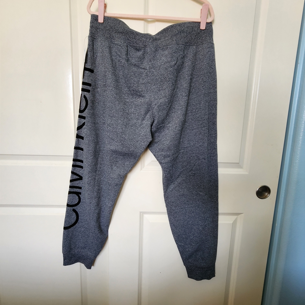 Calvin Klein Gray Track Pants - Picture 3 of 5